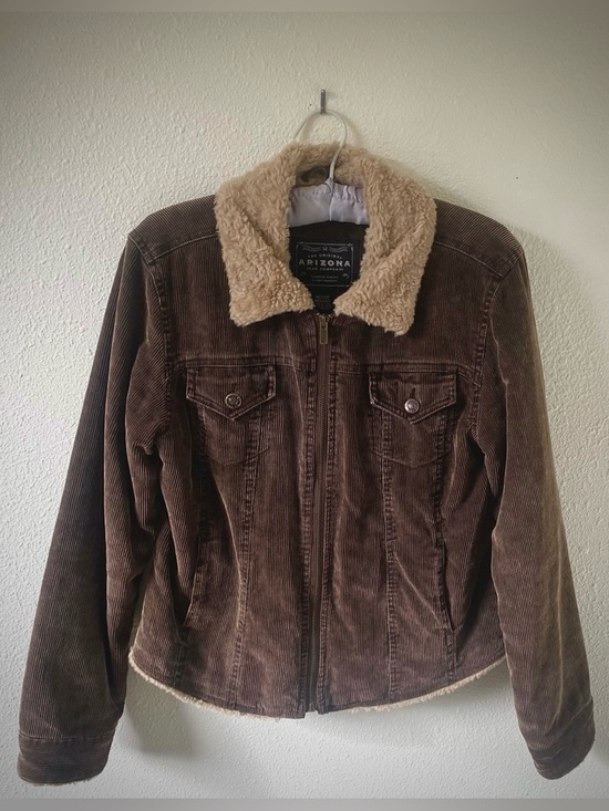 Arizona Jean Company Jackets & Blazers - Arizona Sherpa Lined Corduroy Jacket